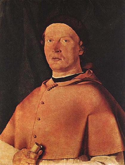 Lorenzo Lotto Bishop Bernardo de Rossi Norge oil painting art